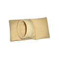 Custom various media supplier cheap price industrial polyester aramid pps p84 ptfe fabric felt baghouse dust filter bags